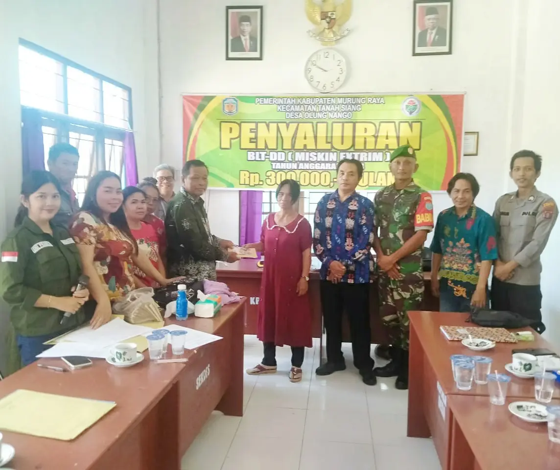 Pemdes Olung Nango Telah Salurkan BLT DD Kepada 50 KPM